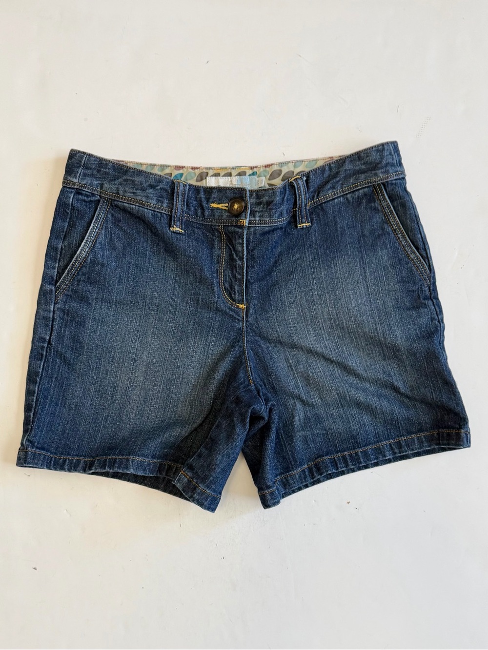 Biden Denim Chino Shorts Size US 6 UK 10 - Picture 2 of 11